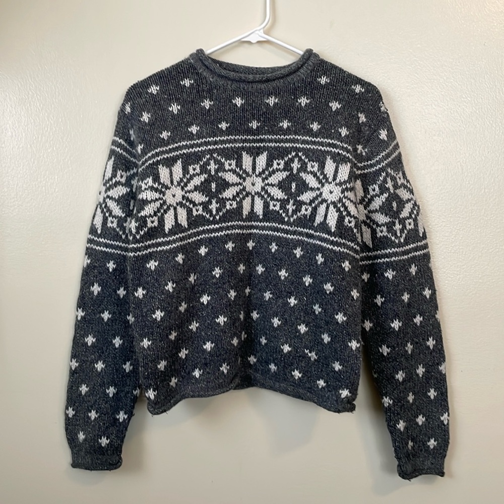 Womens snowflake sweater